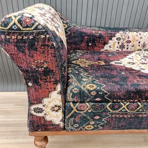 Chaise lounge sofa, Sleeper sofa, Upholstered sofa couch, Handmade furniture, Relaxing chair, Cat couch, Saloon sofa, Boho sofa, SOFA 870