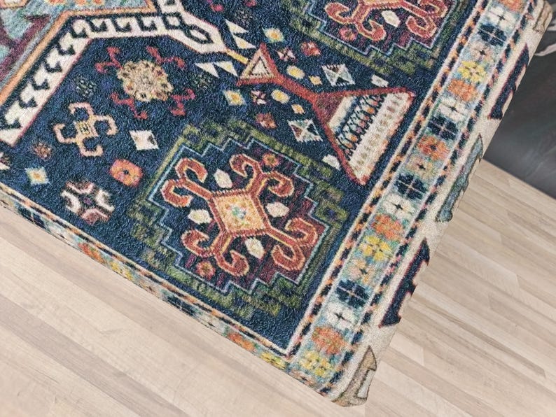 bedroom ottoman bench, wood bench, boho chair, dining table bench, ottoman bench seat, turkish rug bench, long ottoman bench, BENCH 160