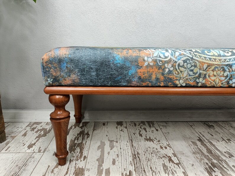 Upholstered Bench Dining Bench Entryway Bench End Table Etsy