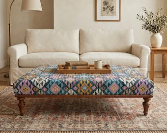 Serving table, Lounge furniture, Coffee table, Accent table, Cocktail ottoman, Tea table, Upholstered bench, Center table, BENCH 37-2