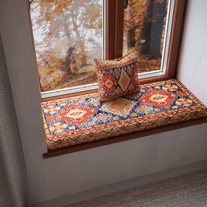 floor cushion daybed, floor couch, turkish cushion, bench cushion, sofa cushion, diamond pattern, meditation pouf, floor pouf cover, PP 63