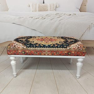 Farmhouse bench, Vanity chair, Dressing bench, Upholstered bench, Bedroom bench, Dining bench, Ottoman bench, Side table, BENCH 1028 image 15