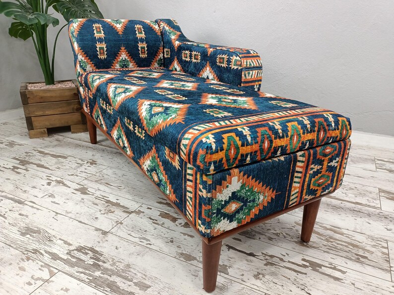Chaise lounge chair, Dressing chair, Sleeper sofa, Reading nook, Storage sofa, Upholstered couch, Wedding chair, Bohemian sofa, SOFA 159