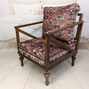 bar chair, lounge chair, dining chair, accent chair, floral chair, bohemian chair, upholstered couch, tub chair, reading chair, SOFA 1018