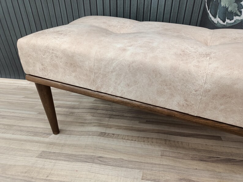 Button tufted bench, End of bed bench, Ottoman bench, Chesterfield bench, Coffee table bench, Piano bench, Purse bench, KM-2 Chester