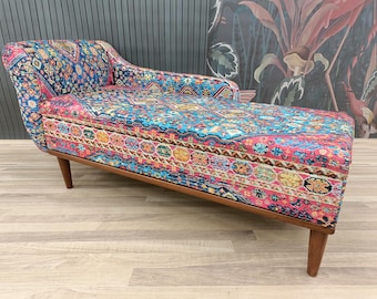 Chaise lounge sofa, Stretching sofa, Small space sofa, Upholstered sofa, Storage sofa, Relaxing sofa, Bedroom sofa, Soft sofa, 40-2