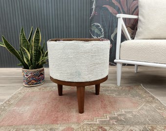 Taburete tipo puf, Taburete para tocador, Taburete tipo puf, Reposapiés otomano, Banco para alfombra Kilim, Taburete para maquillaje, Taburete para zapatos, Banco para piano, FS 1206