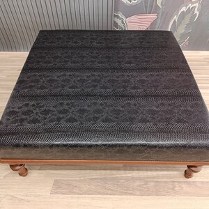 Leather coffee table, Cockatail table, Center table, Ottoman table, Retro tea table, Nesting table, Accent table, Short table, 36x36 KM-23