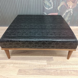 Leather coffee table, Cockatail table, Center table, Ottoman table, Retro tea table, Nesting table, Accent table, Short table, 36x36