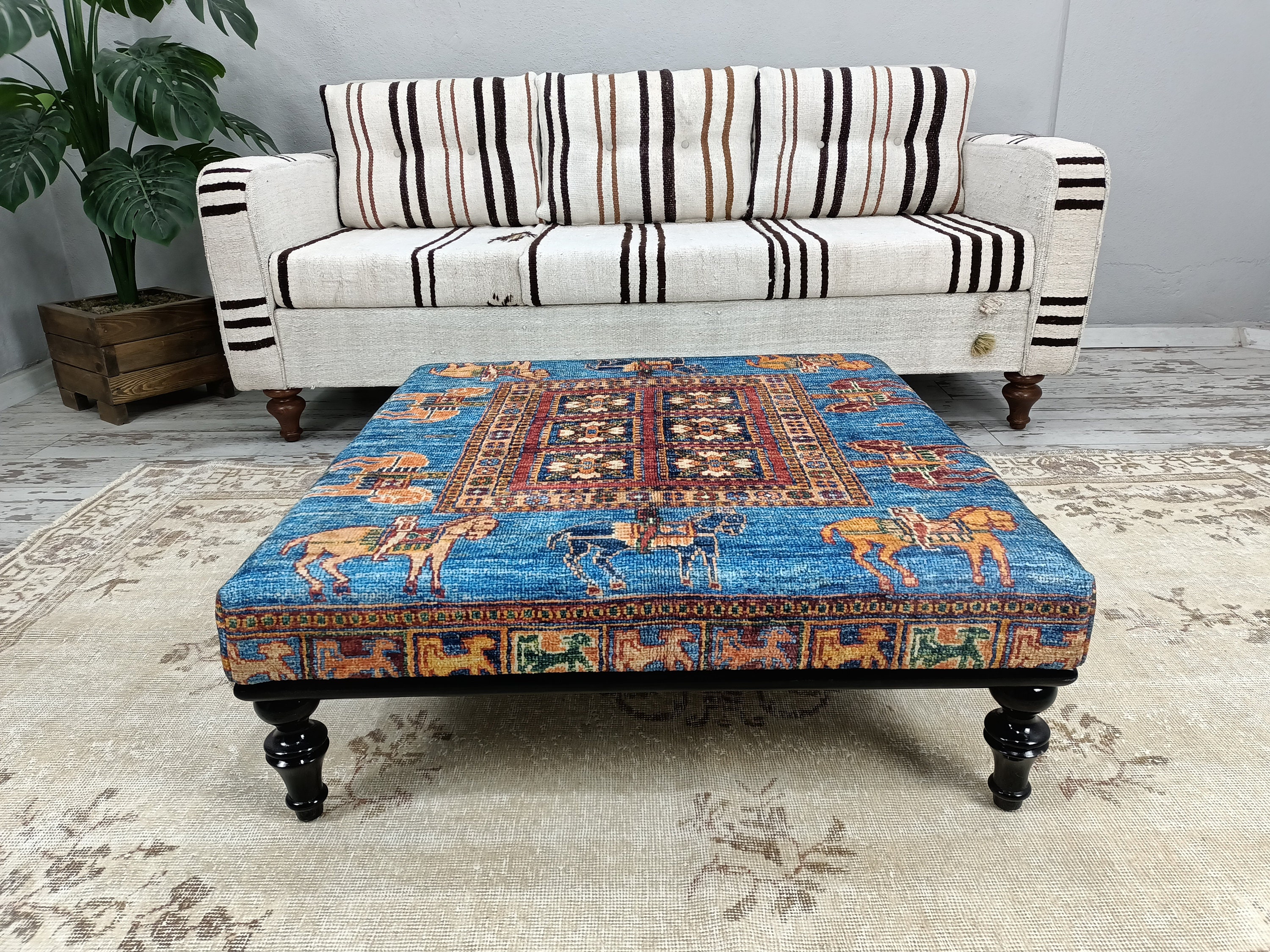 Accent Table, Table With Horses, Coffee Table Ottoman, Serving