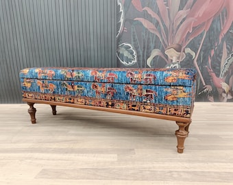 Upholstered Storage Bench, Bedroom Bench, Entry Chair, Storage Coffee Table, Shoe Organizer, End Table, Footstool, Storage Console, ST- 154