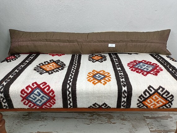 Cojín a cuadros, almohada cama king, funda de almohada larga, fundas de  almohada orgánicas, funda de almohada 8x48, almohada ecológica, almohada de  sofá, 8-48VT 150 -  España