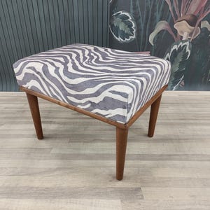 Hallway shoe bench, Zebra ottoman bench, Wood work bench, Cool saloon seat, Artistic furniture, Make up chair, Unique piano stool, BENCH ZEO