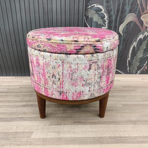 Storage space, Dressing table stool, Piano bench, Storage pouf, Ottoman bench, Sitting bench, Vanity stool, Make up stool, Footstool, FS66-2
