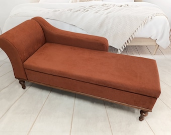 Chaise lounge sofa, Upholstered sofa, Single sofa,  Living room sofa, Sofa with storage, Handmade loveseat, Lounging sofa, Relaxing sofa
