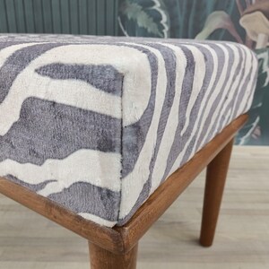 Hallway shoe bench, Zebra ottoman bench, Wood work bench, Cool saloon seat, Artistic furniture, Make up chair, Unique piano stool, BENCH ZEO