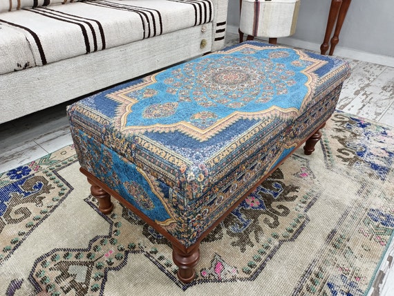 Teal entryway bench deals