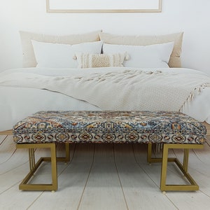 Upholstered Bench, Living Room Bench, Piano Bench, Ottoman Bench ...