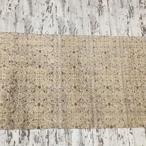 vintage oushak rug, superb rug, oriental rug, large turkish rug, earth tone rug, handmade area rug, sitting room rug, 6.4x9.3 ft, VT 5811