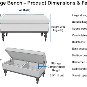 Storage Bench, Trunk Coffee Table, Upholstered Bench, Ottoman Bench, Hallway Bench, Storage Coffee Table, Shoe Bench, Boho Bench, ST- 63