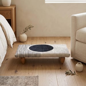 Ottomansk pall, Sänglåda, Fotpall, Multifunktionspall, Yogapall, Golvpuff, Säcksäck, Sängpall, Liten pall, Fotpall, 886