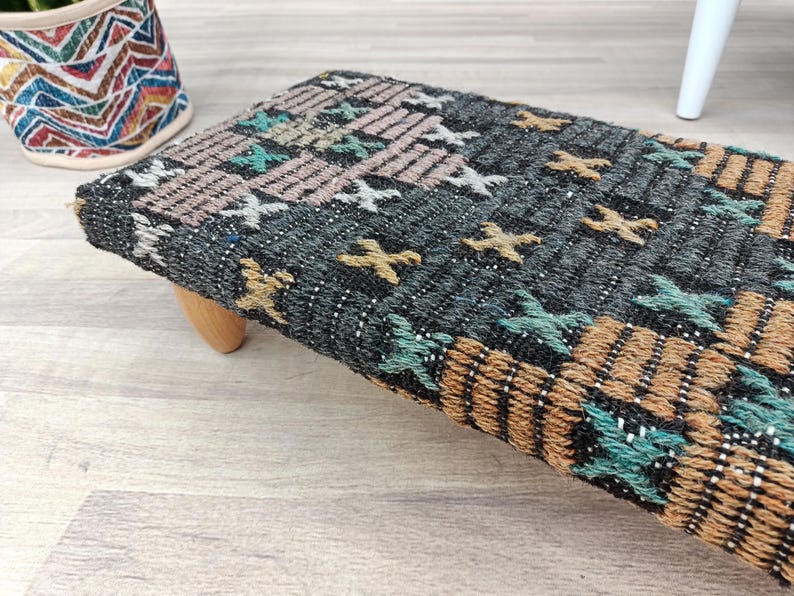 Decorative Footstool, Gothic Step Stool, Oriental Footstool, Farmhouse ...