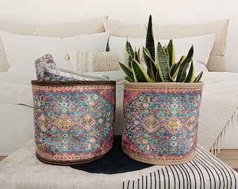 basket for plants, planter bag, plant pot cover, towel basket, planter pack, big basket, plant pot box, pantry basket, plant tote, PTB 40-2