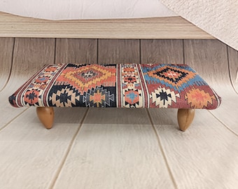Footstool pouf, Under desk stool, Upholstered bench, Bedroom bench, Bed step stool, Coffee tray with legs, Durable furniture, Floor pouf, 00
