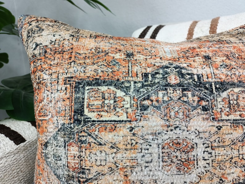 Kilim cushion cover, Handmade pillow, Turkish rug pillow, Decorative pillow, Sofa pillow, Couch pillow, 12x24 Pillow, PT 794