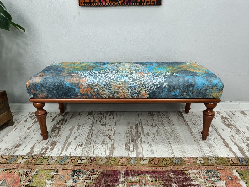Upholstered Bench Dining Bench Entryway Bench End Table Etsy