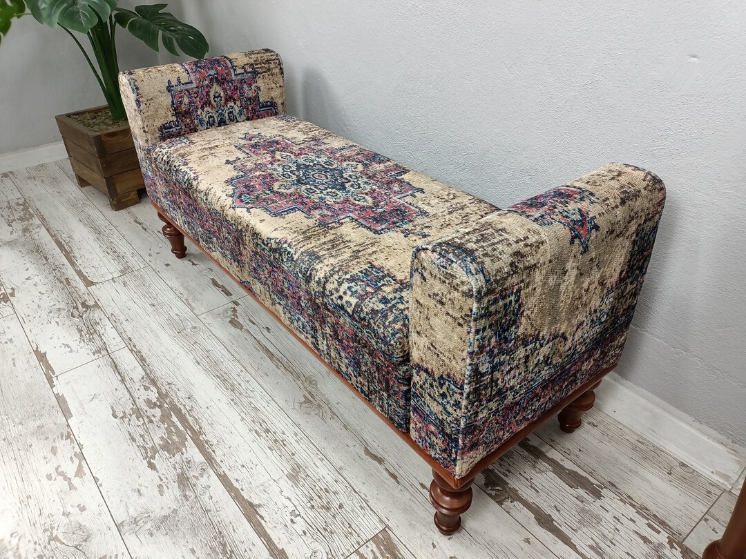 Bench With Arms Make up Bench Storage Bench Bedroom Stool Etsy