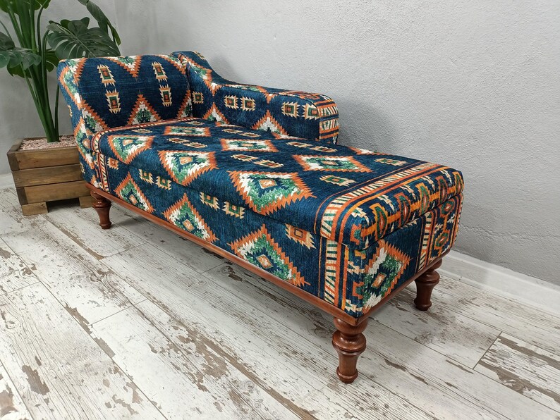 Chaise lounge chair, Dressing chair, Sleeper sofa, Reading nook, Storage sofa, Upholstered couch, Wedding chair, Bohemian sofa, SOFA 159