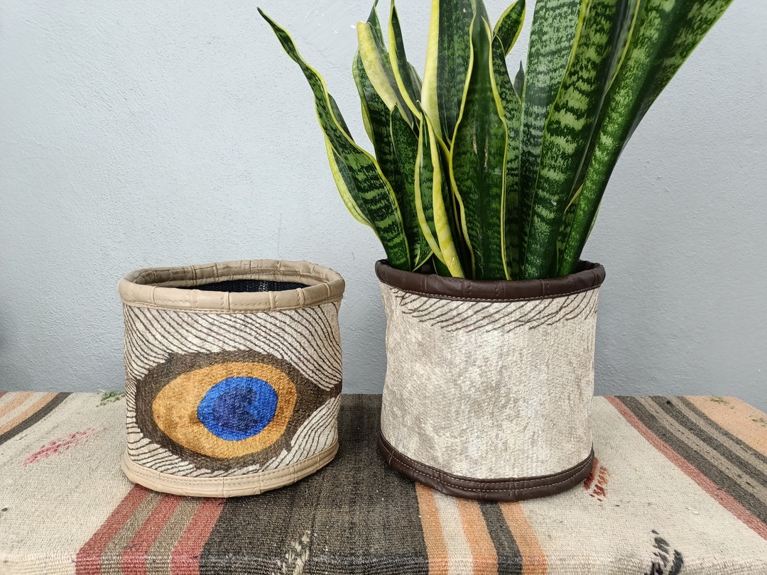 Planter Box Flower Pot Holder Peacock Basket Plant Basket Etsy