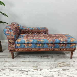 Upholstered Chaise Storage Sofa Bed Meditation Sofa Chaise Lounge Sofa Bohemian Couch Handmade Daybed Storage Loveseat SOFA 154 Etsy