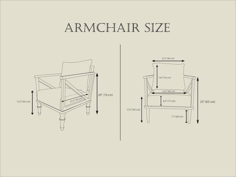 cocktail chair, bohemian armchair, accent chair, reading chair, lounging chair, handmade furniture, retro chair, rocking chair, SOFA 40 image 2