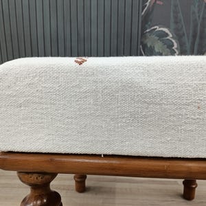 Handmade Furniture, Dressing Table Bench, Footstool Bench, Coffee Stool, Porch Chair, Kilim Rug Bench, Floor Chair, Boho Bench, VT 994 18x18
