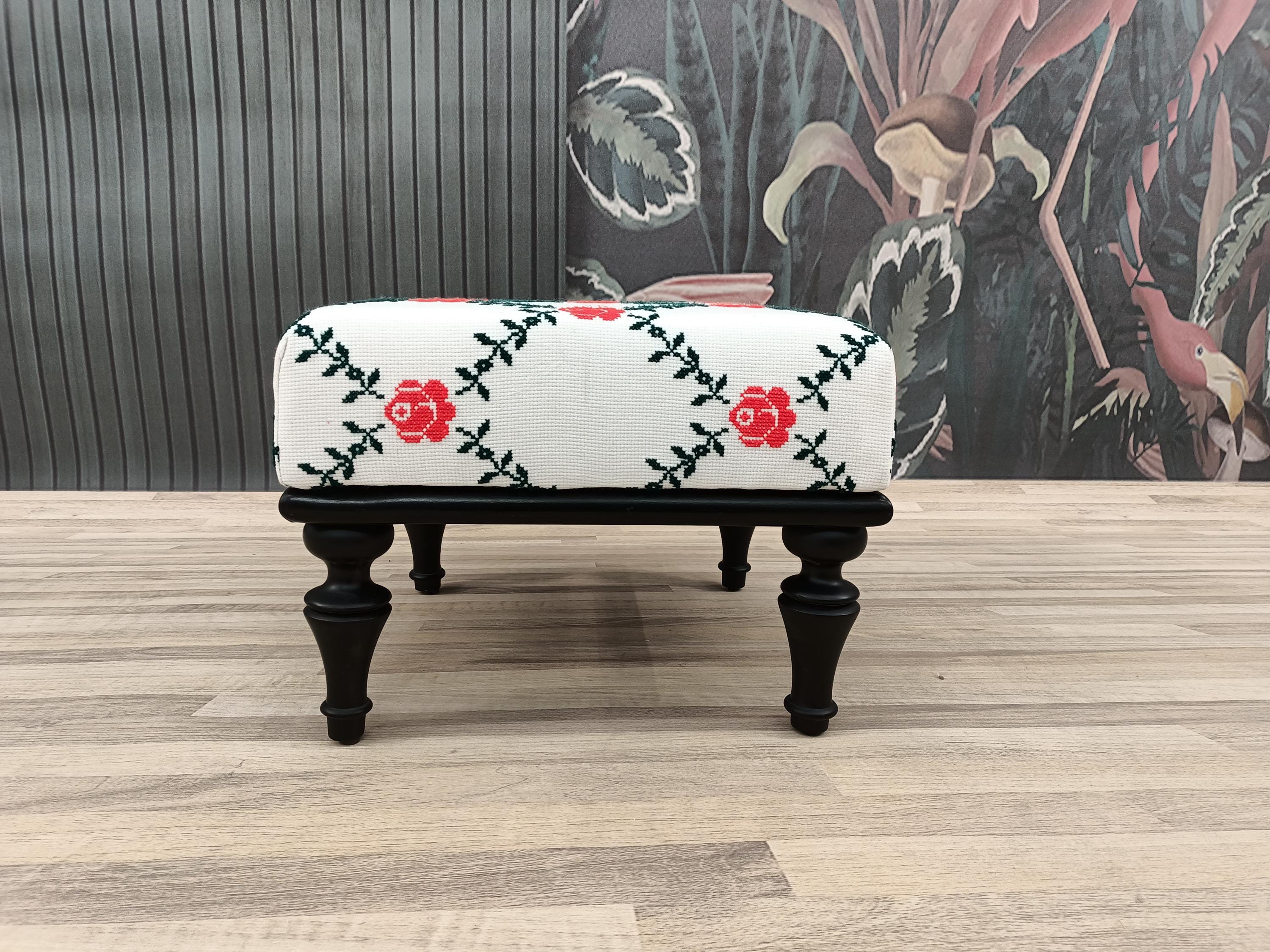 ドレッシングテーブルスツール、キリムラグベンチ、ペディキュア