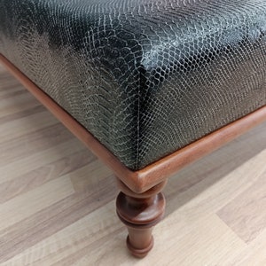 Leather coffee table, Cockatail table, Center table, Ottoman table, Retro tea table, Nesting table, Accent table, Short table, 36x36 KM-23