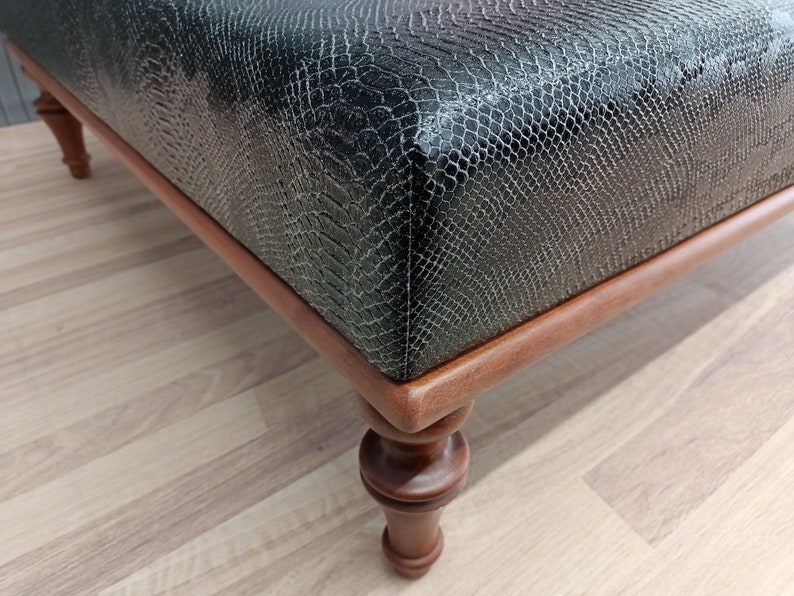 Leather coffee table, Cockatail table, Center table, Ottoman table, Retro tea table, Nesting table, Accent table, Short table, 36x36 KM-23