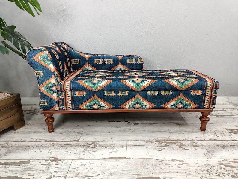 Chaise lounge chair, Dressing chair, Sleeper sofa, Reading nook, Storage sofa, Upholstered couch, Wedding chair, Bohemian sofa, SOFA 159