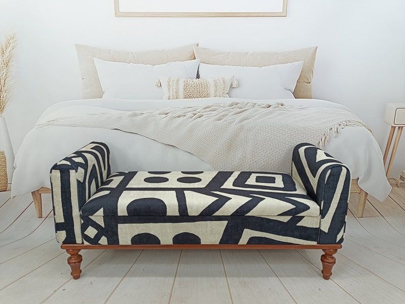 Storage Loveseat Minimalist Sofa Armed Storage Bench Entry Etsy