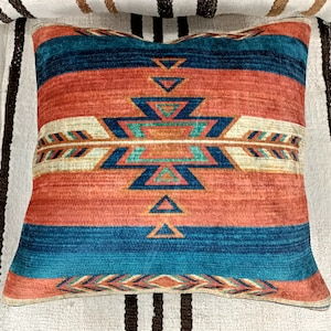 oreiller de décoration intérieure, taie d'oreiller tribal, coussin de banc, oreiller contemporain, oreiller aztèque, oreiller de corps, respectueux de l'environnement, oreillers d'intérieur, PT 58 16x16 pouces