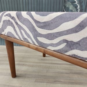Hallway shoe bench, Zebra ottoman bench, Wood work bench, Cool saloon seat, Artistic furniture, Make up chair, Unique piano stool, BENCH ZEO