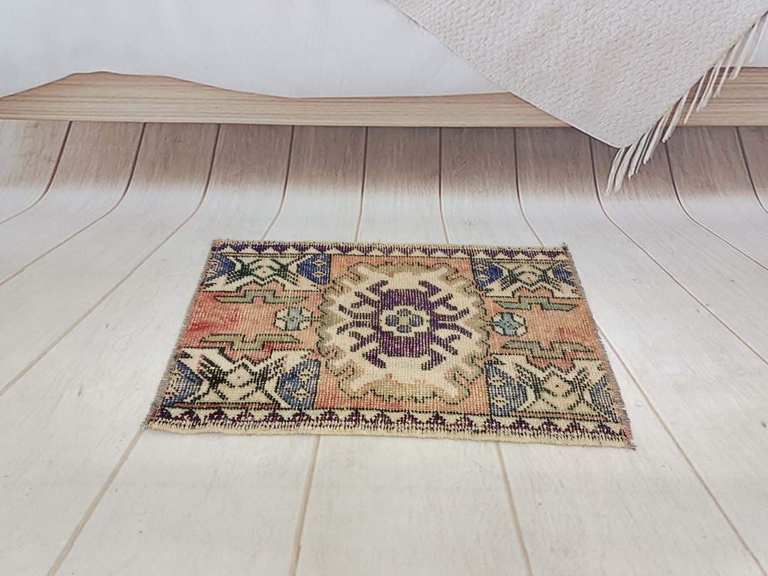 Boho Oushak Rug Blush Color Rug Cozy Rug Bath Mat Rug Etsy