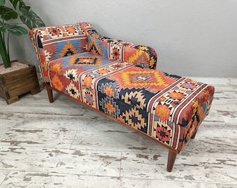 Upholstered chaise lounge, Living room sofa, Aztec chair, Lounging chair, Saloon sofa, Bench with back, Storage bed, Ottoman bench, SOFA 00