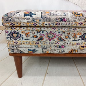 Hallway Bench, Bohemian Bench, Bedroom Storage Bench, Upholstered Ottoman, Trunk Coffee Table, Lounge Bench, Living Room Bench, ST- 100