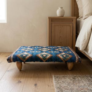 Stepping stool, Bathroom stool, Desk footrest, Decorative tray, Footstool bench, Ottoman pouf, Floor pouf with legs, Couch nesting, 159