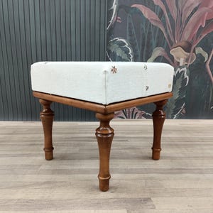 Handmade Furniture, Dressing Table Bench, Footstool Bench, Coffee Stool, Porch Chair, Kilim Rug Bench, Floor Chair, Boho Bench, VT 994 18x18
