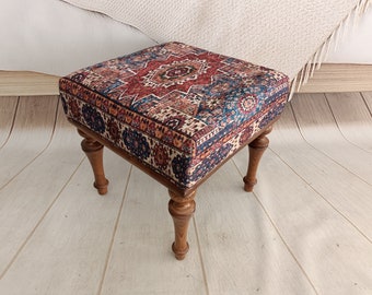 Ottoman chair, Versatile furniture, Pouf chair, Footrest bench, Upholstered bench, Bedroom bench, Lobby chair, Footstool bench, VT1021 18x18