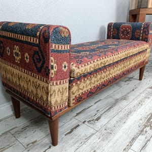King bed bench, Storage sofa couch, Sleeper sofa, Sofa bench, Daybed with storage, Upholstered sofa couch, Bedroom furniture, MTL 18x51 162 image 7